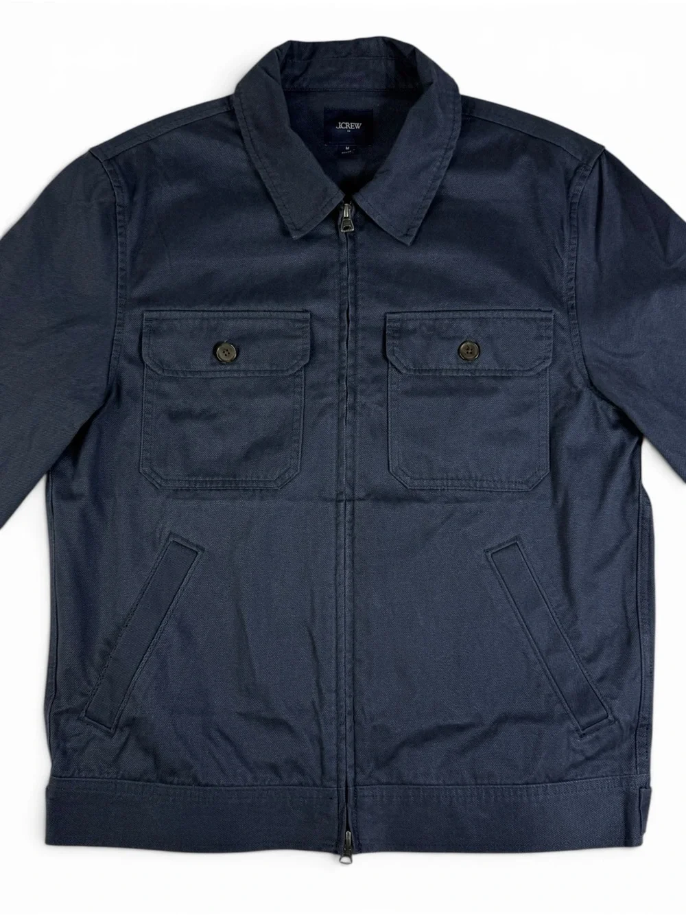 NWOT J. Crew Twill Station Jacket Navy Men’s Medium